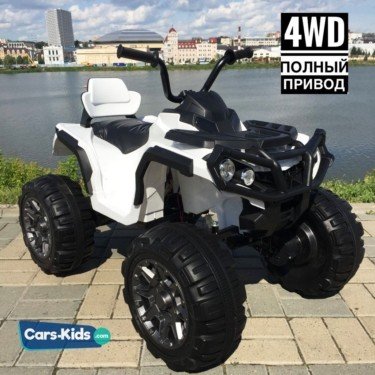 Электроквадроцикл Grizzly 4WD BDM0906 белый