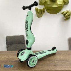 Трехколесный самокат с сиденьем Scoot&Ride HighwayKick1 2в1 киви
